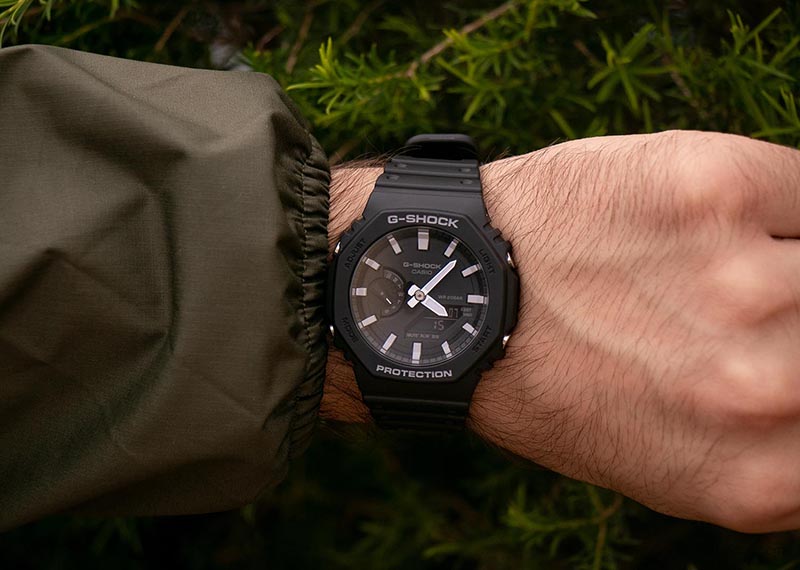 Casio G-shock Carbon Core Guard on the wrist