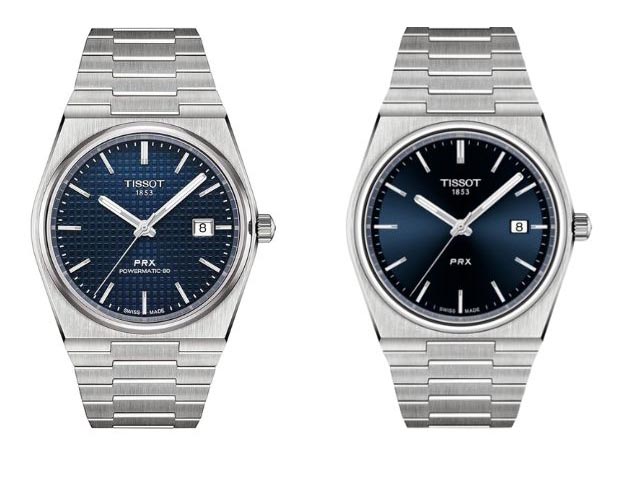 Tissot PRX Powermatic 80 vs. Tissot PRX quartz