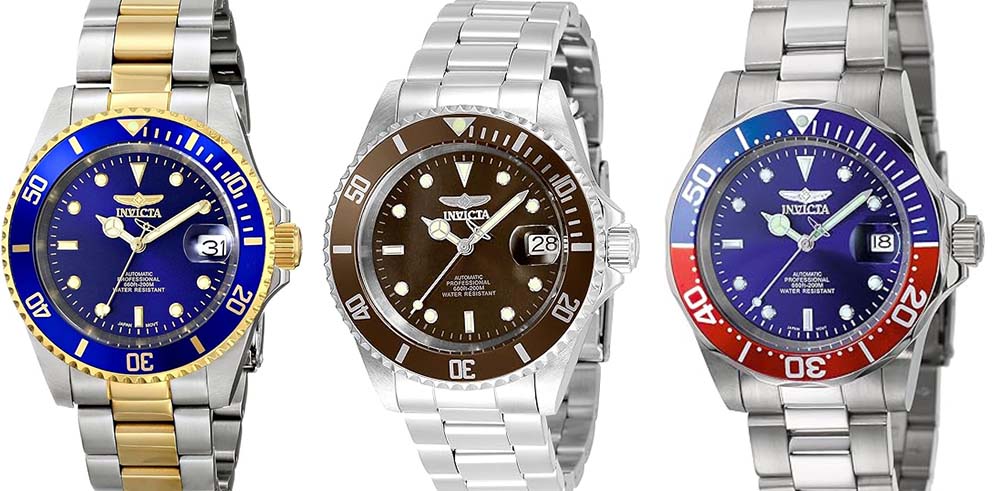 Invicta watch variations