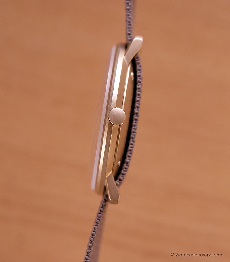 Junghans Max Bill 047/7055.02 side of the case