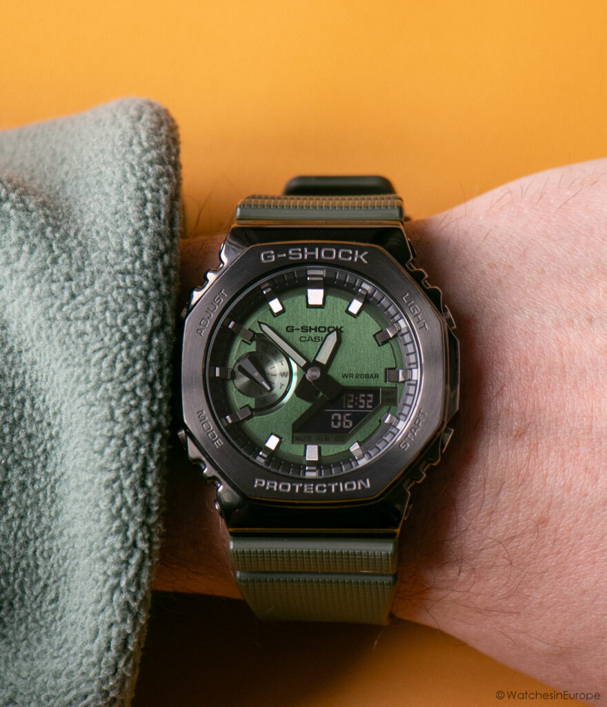 On the wrist
